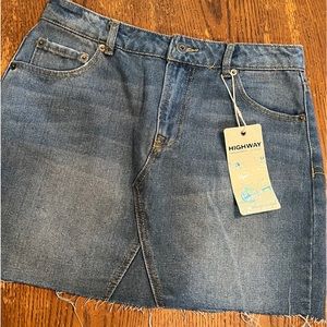 NWT denim skirt